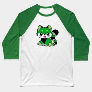 Aromantic Pride Red Panda Baseball T-Shirt